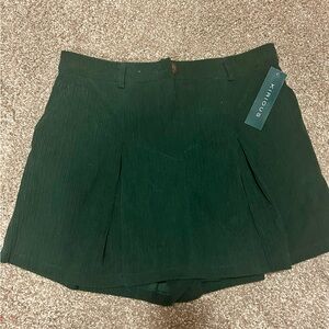 Kainos Women's Green Mini Skirt